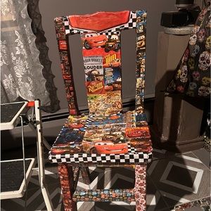 Disney Cars Wooden Children Chair free name